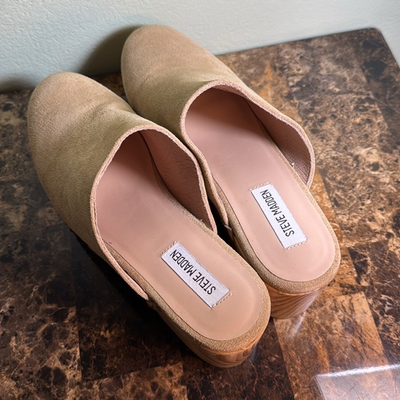 Steve Madden 11 Brooklyn-1 Leather Studded Clogs mules - Picture 5 of 12